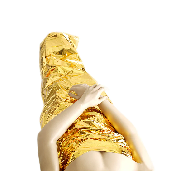 Gold body wrap