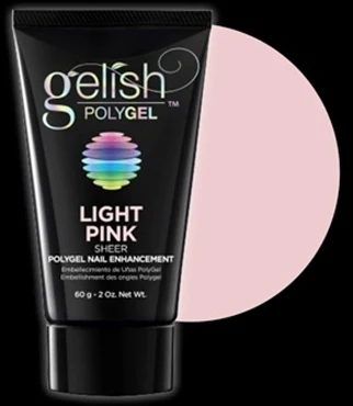 poly gel light pink