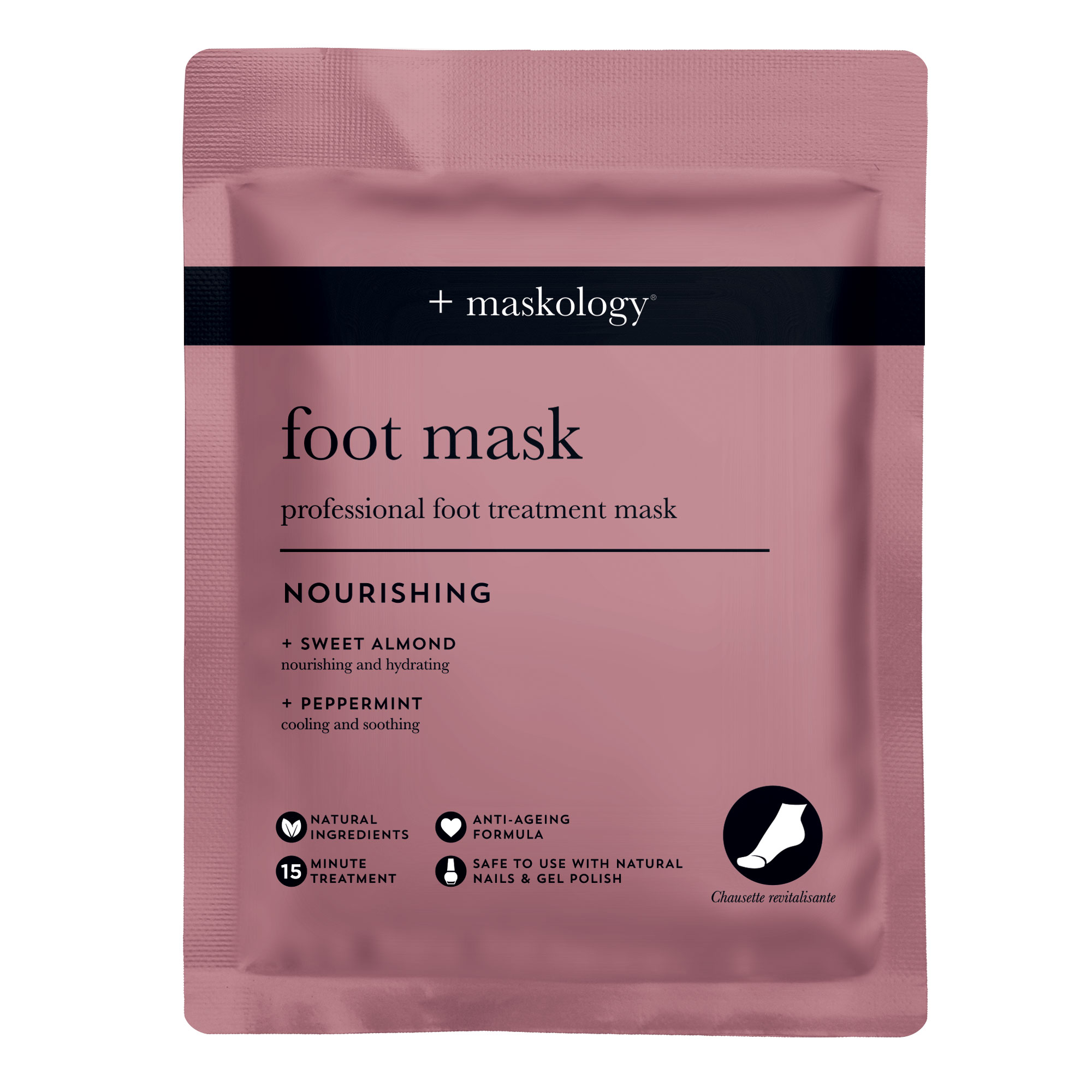 Foot Mask Pouch Front