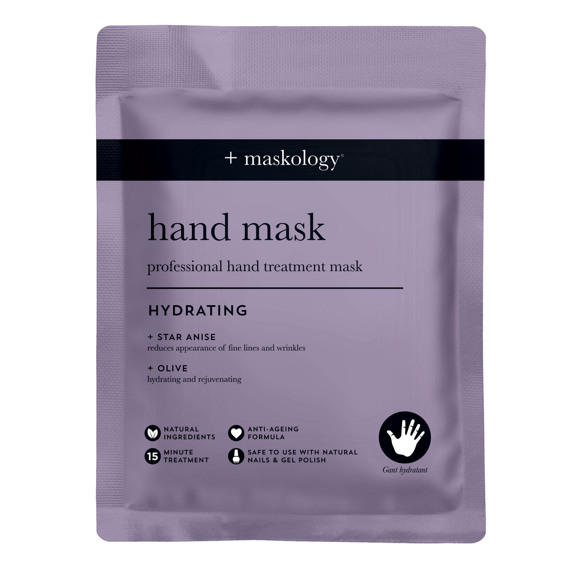 HAND MASK Pouch Front