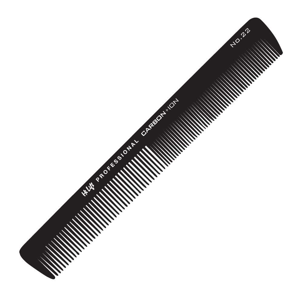 Hi Lift Carbon + Ion Large Cutting Comb #22